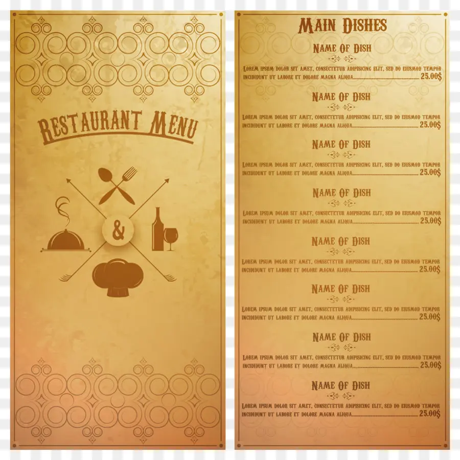 Menu Restoran，Cucian Piring PNG