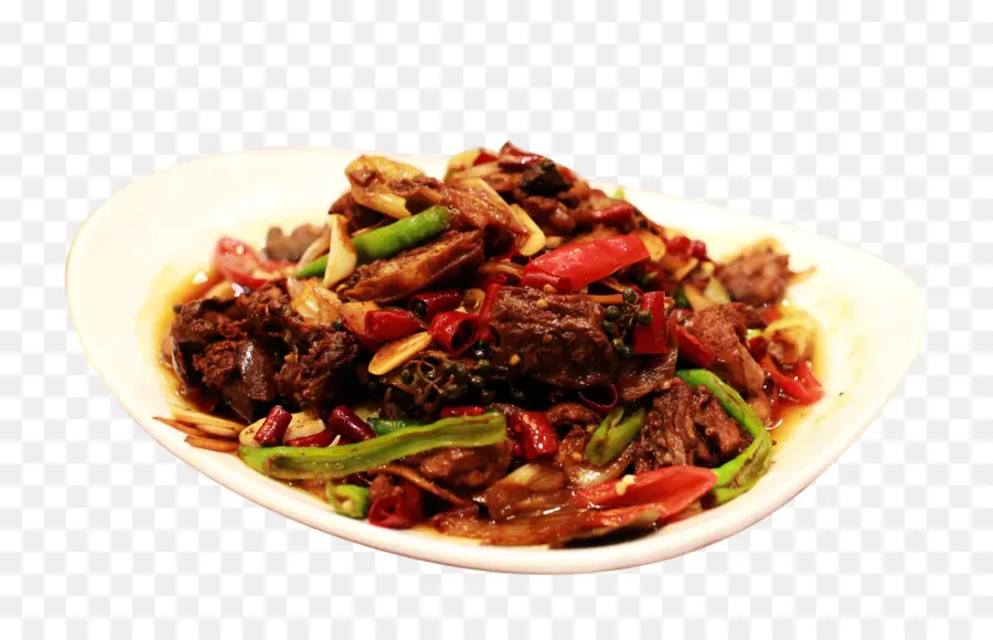Daging Sapi Mongol，Dua Kali Daging Babi Yang Dimasak PNG
