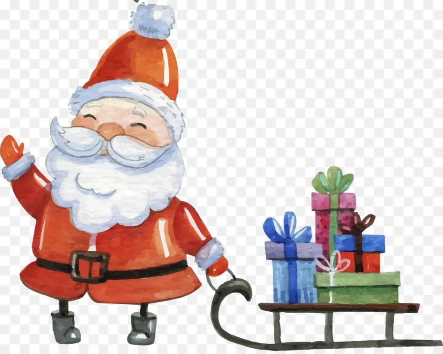 Santa Dengan Hadiah，Sinterklas PNG