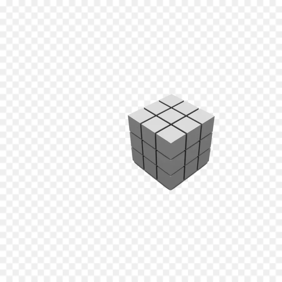 Kubus Rubik，Mainan PNG