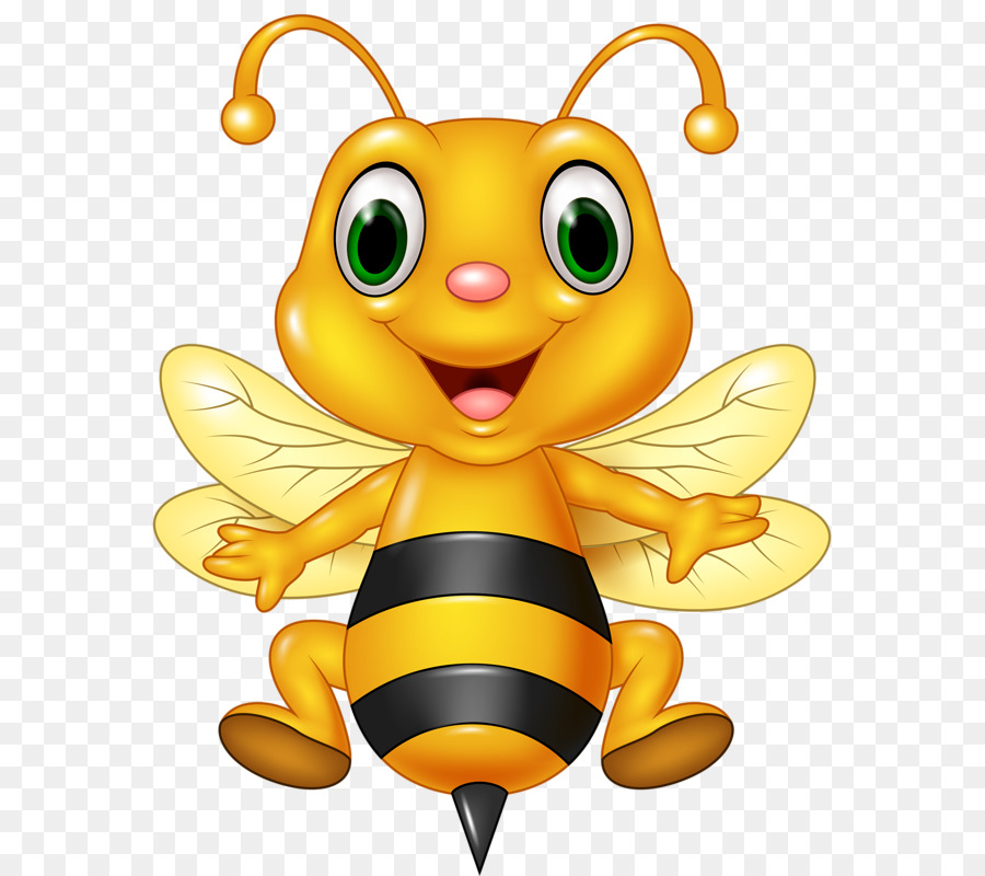  Lebah Kartun  Lebah  Madu gambar png