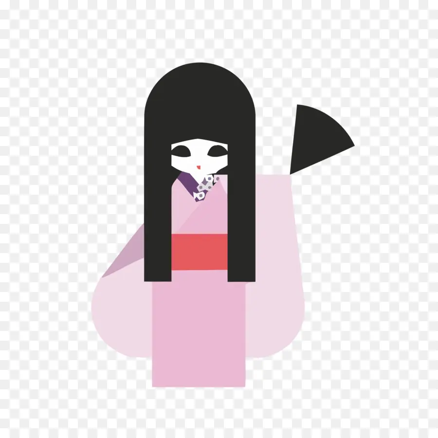 Boneka Jepang，Kimono PNG