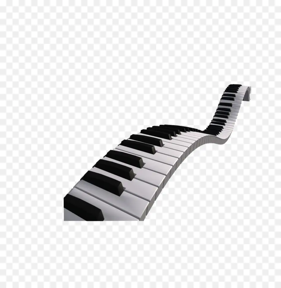 Tuts Piano，Kunci Hitam PNG