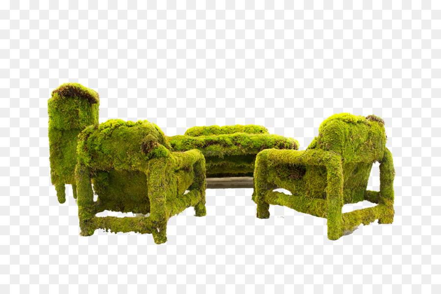 Furnitur Berlumut，Hijau PNG