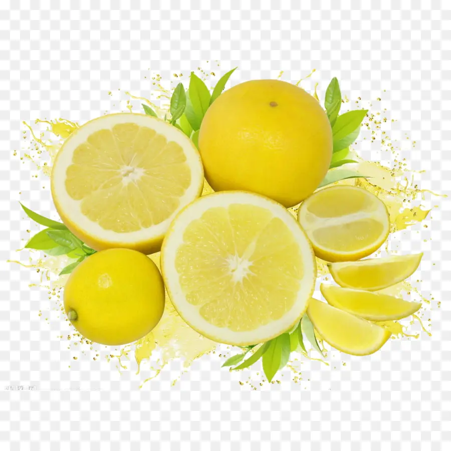 Lemon Kuning，Jeruk PNG