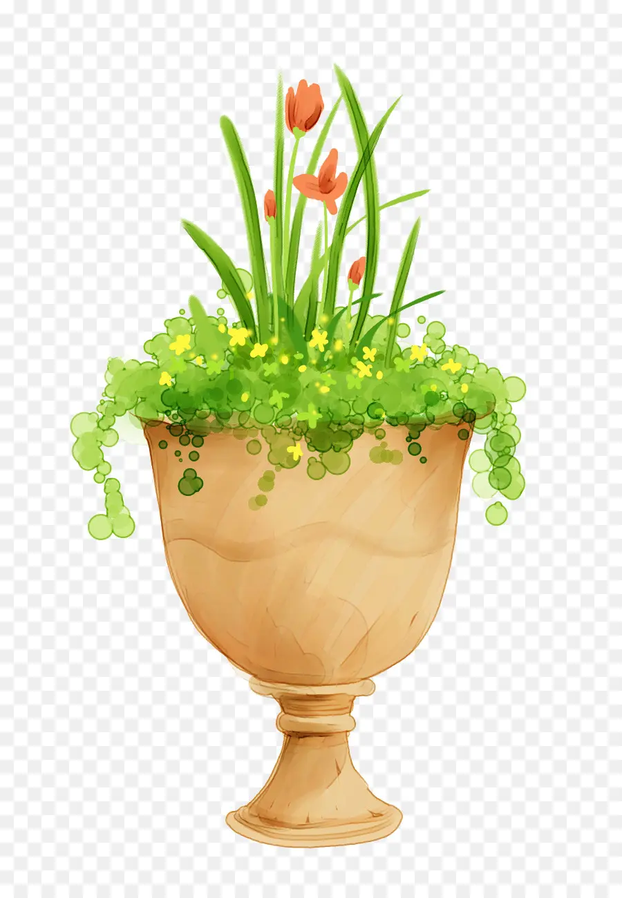 Pot Bunga，Bunga PNG