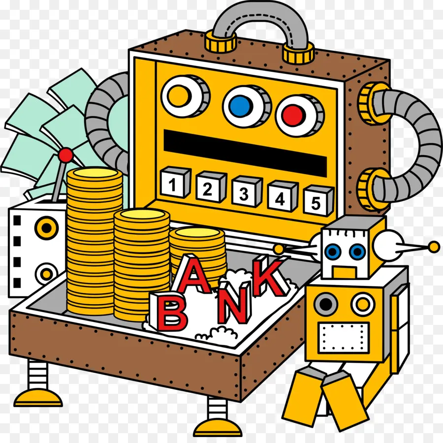 Bank Robot，Robot PNG