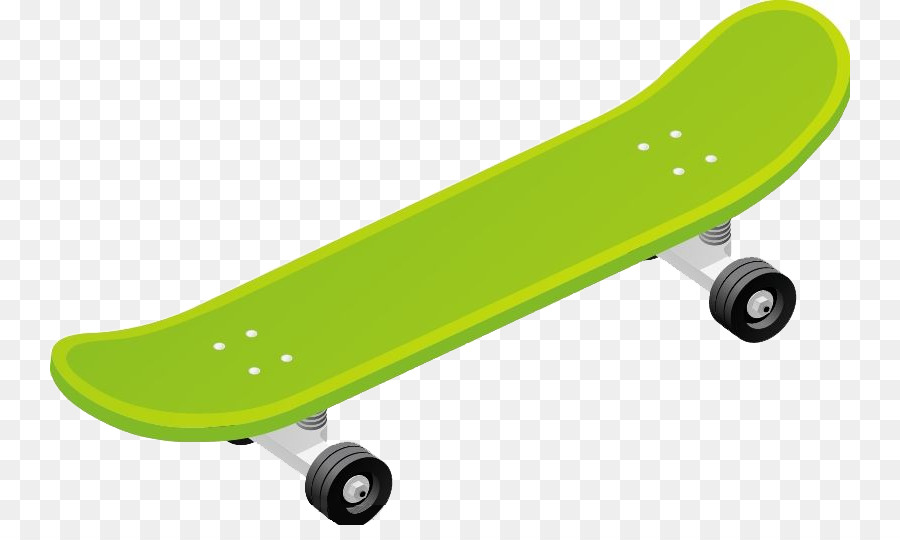 Skateboard，Hijau PNG