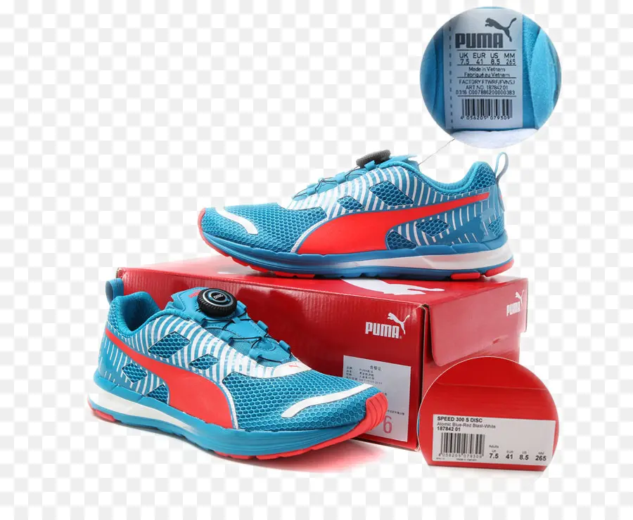 Sepatu Kets Biru，Sepatu PNG