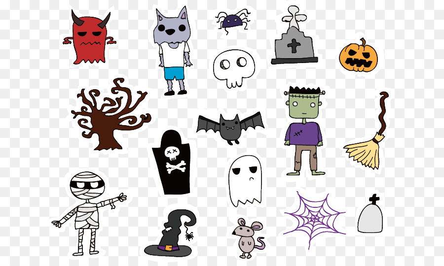 Halloween，Kartun PNG