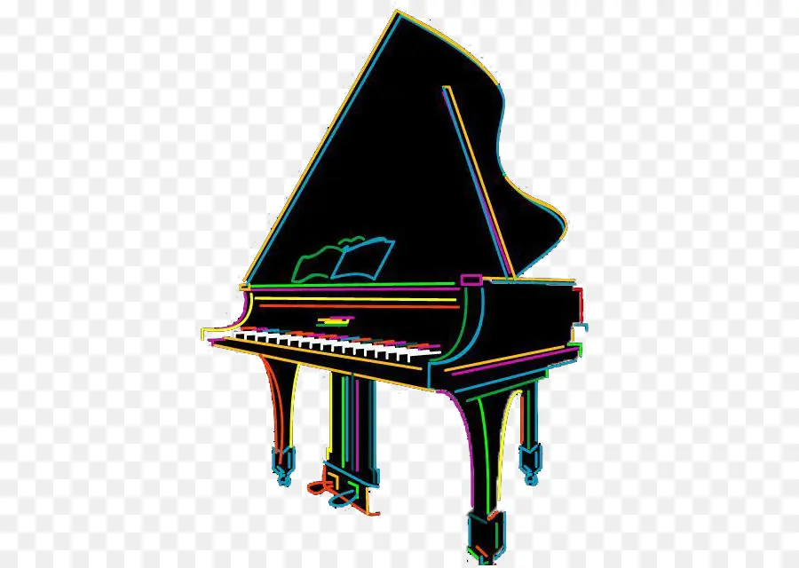 Piano Neon，Musik PNG