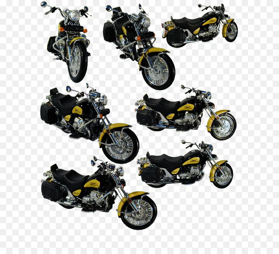 Sepeda Motor，Kuning PNG