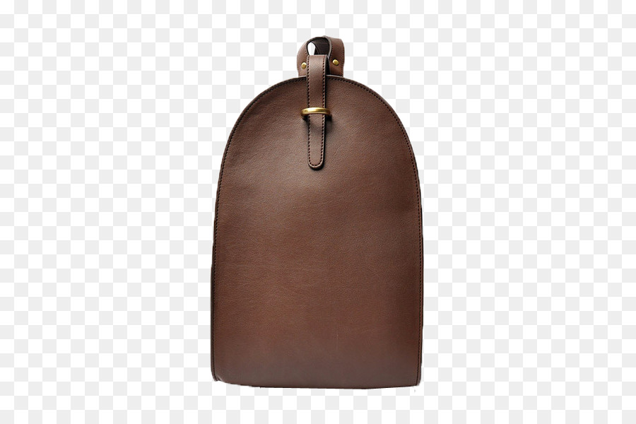 Ransel Kulit Coklat，Tas PNG