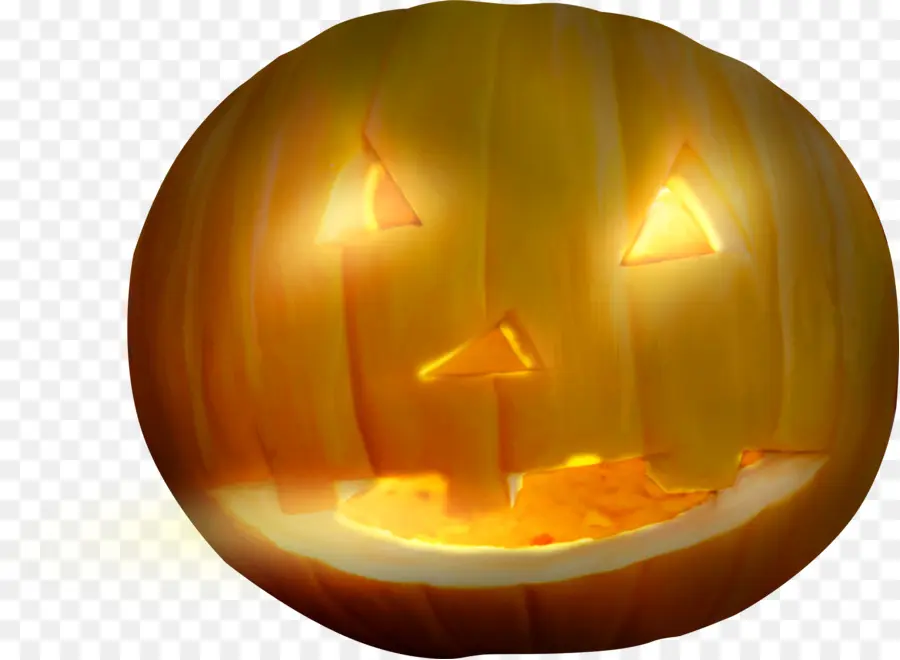 Jack O' Lantern，Labu Kuning PNG