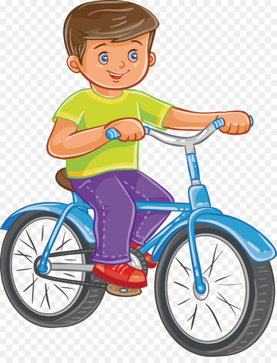 Sepeda, Bersepeda, Kartun gambar png