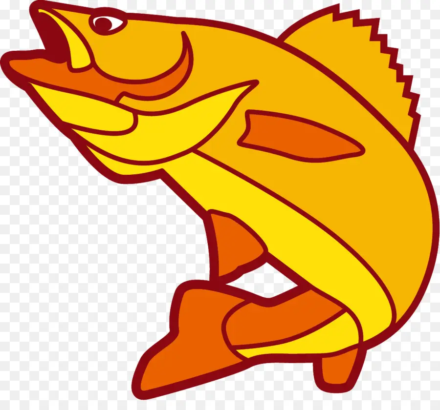 Ikan，Kuning Ikan Besar PNG