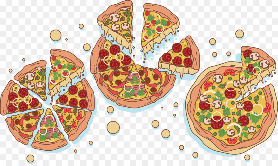 Irisan Pizza，Peperoni PNG