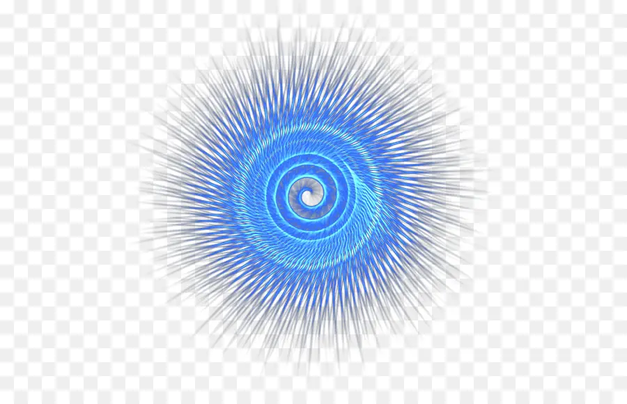 Spiral Biru，Pola PNG