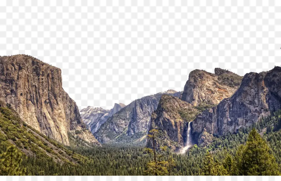 Yosemite Jatuh，El Capitan PNG