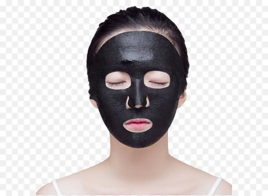 Masker Wajah Hitam，Kulit PNG