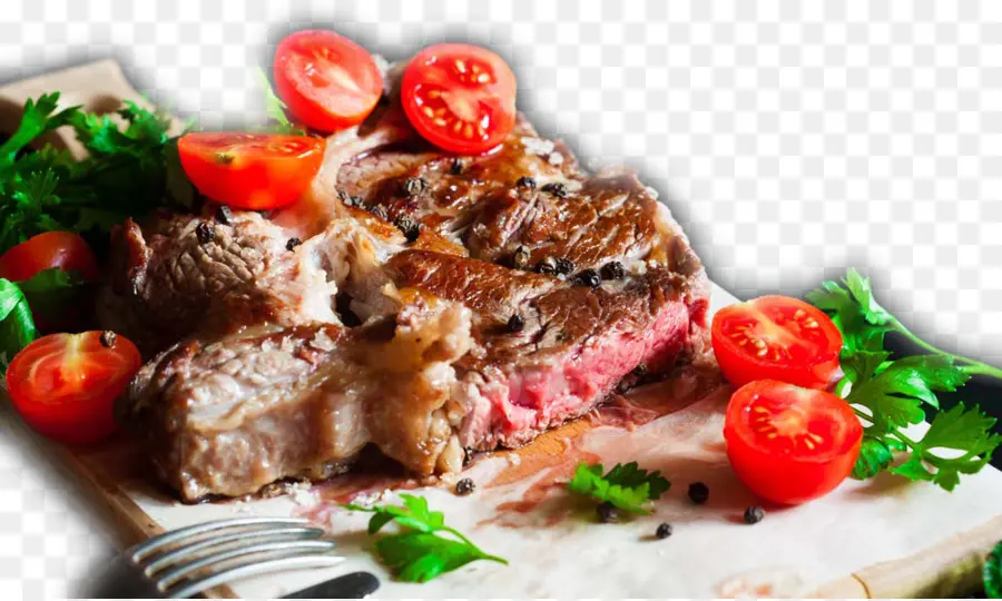 Steak，Tomat PNG