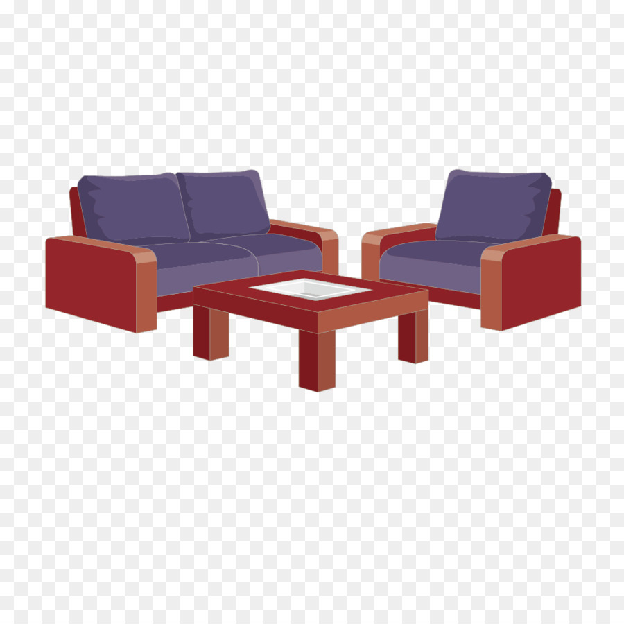 Set Ruang Tamu，Sofa PNG