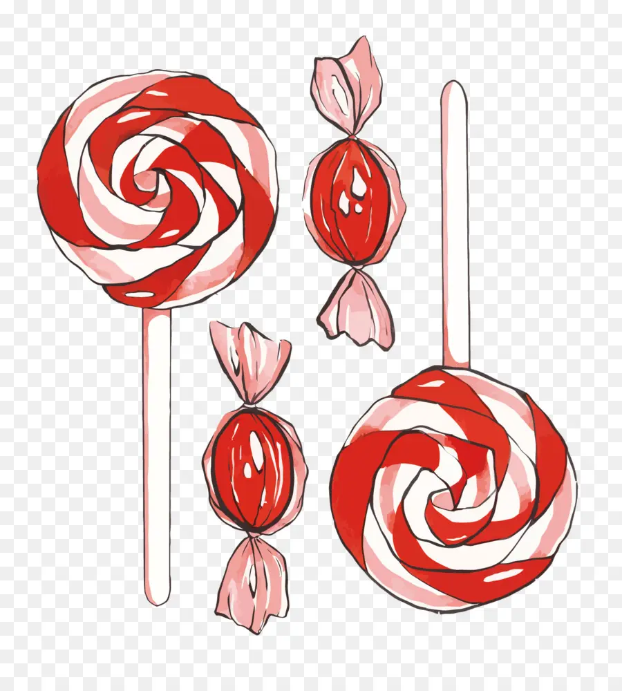 Lollipop，Permen Kapas PNG