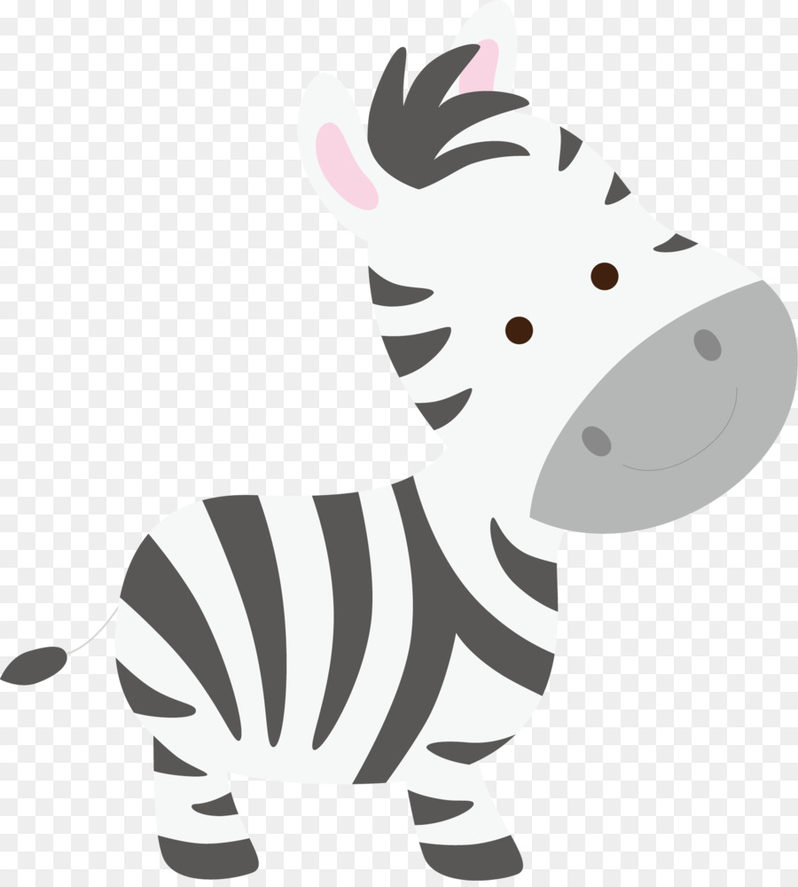 Zebra, Kartun, Desain Grafis gambar png