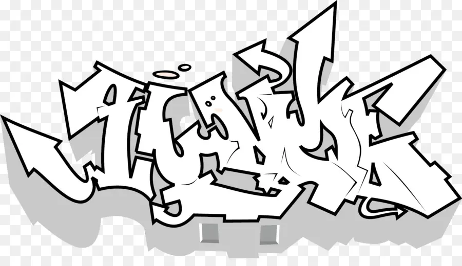 Grafiti，Huruf PNG