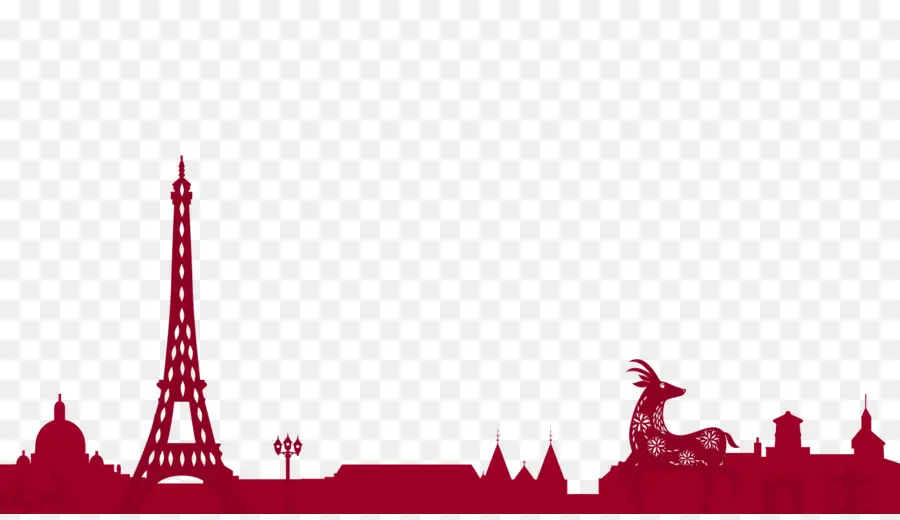 Menara Eiffel，Dikemas Postscript PNG