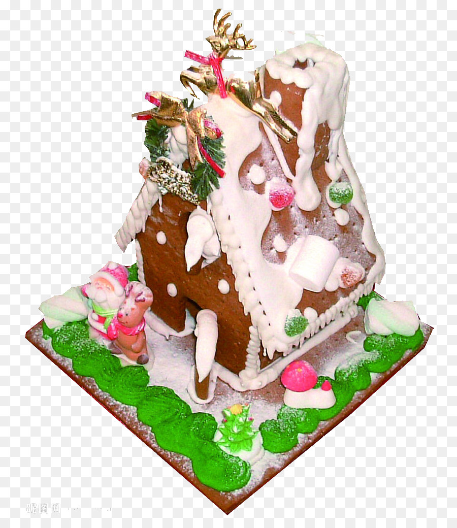 Gingerbread House，Torte PNG