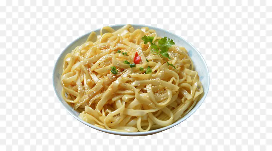Spaghetti Dengan Bawang Putih Dan Minyak，Mie Cina PNG