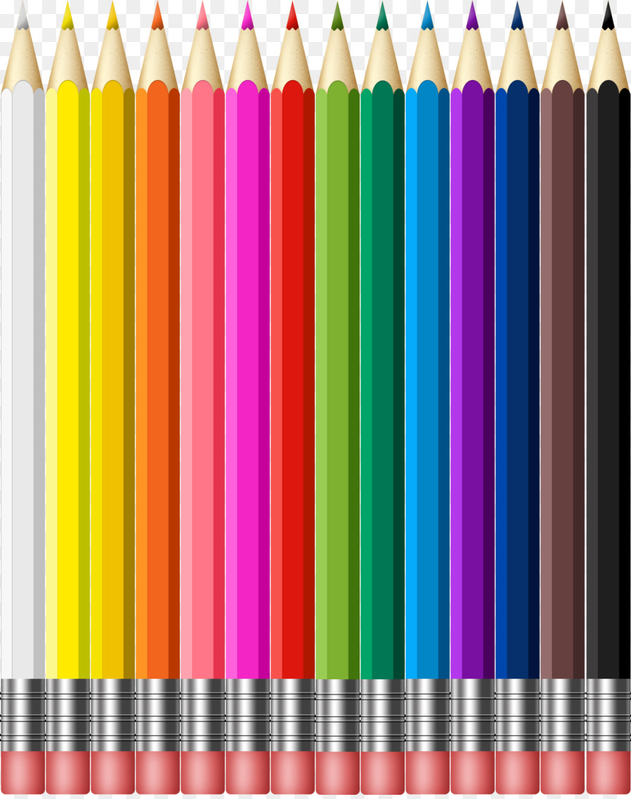 Berwarna Pensil Pensil Warna gambar png