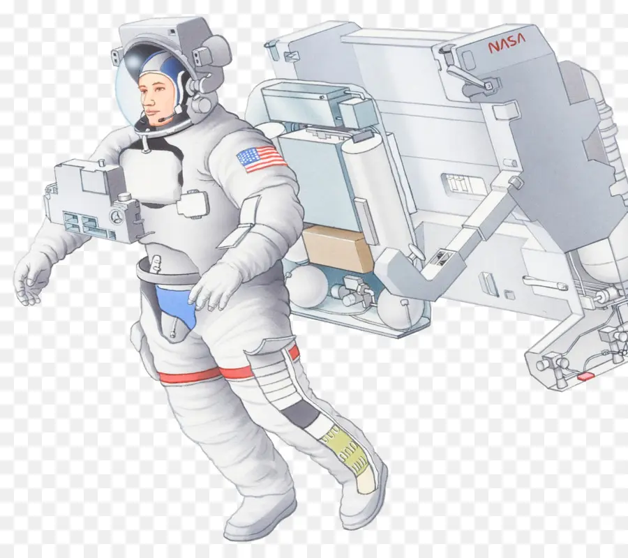 Astronaut，Baju Luar Angkasa PNG