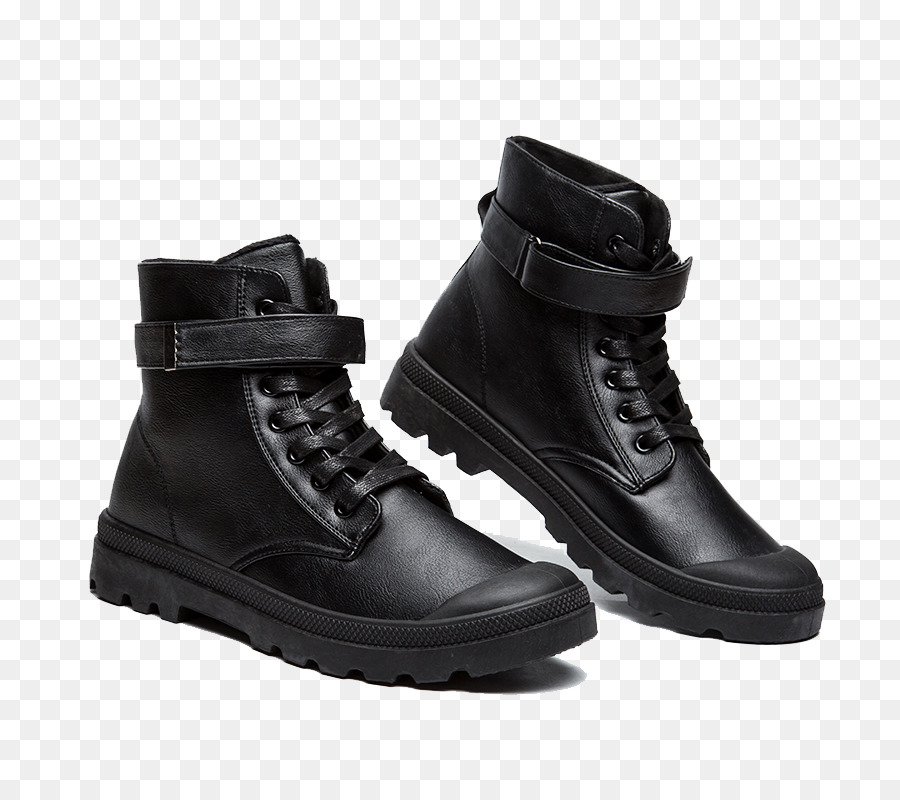 Sepatu Bot Hitam，Sepatu PNG