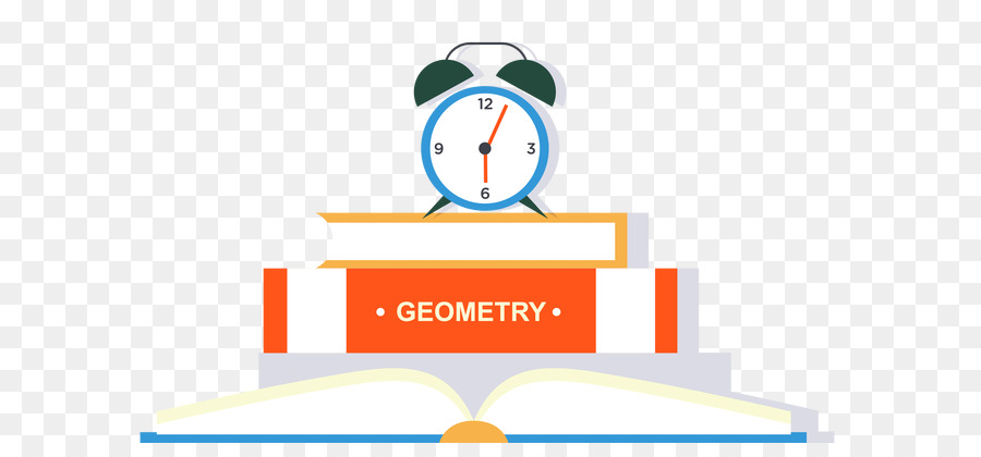 Buku Dan Jam，Geometri PNG