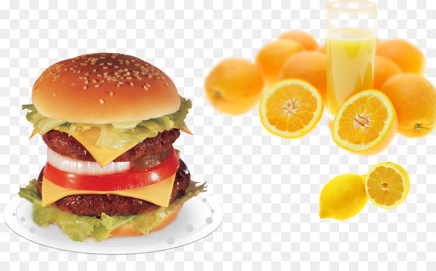 Hamburger，Makanan Cepat Saji PNG