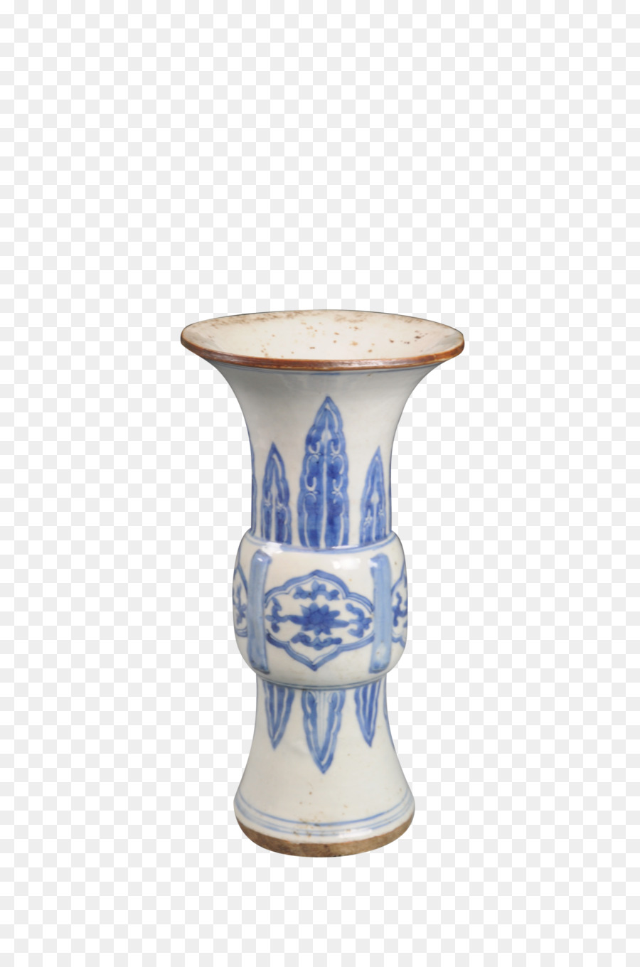 Dinasti Qing，Tembikar Biru Dan Putih PNG