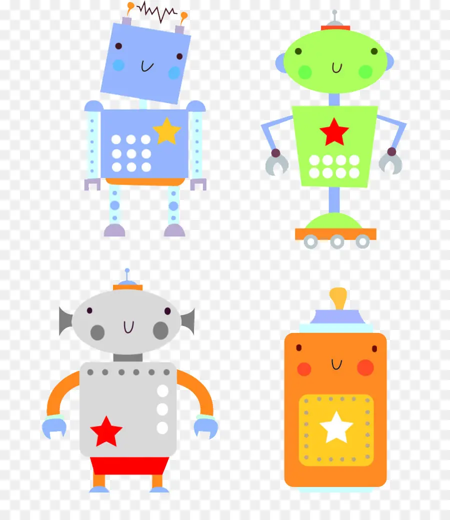 Robot，Imut Imut PNG