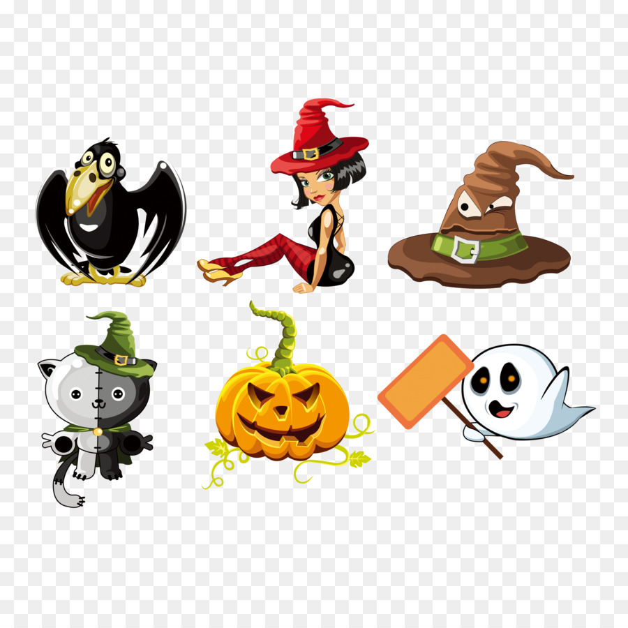 Ikon Halloween，Penyihir PNG