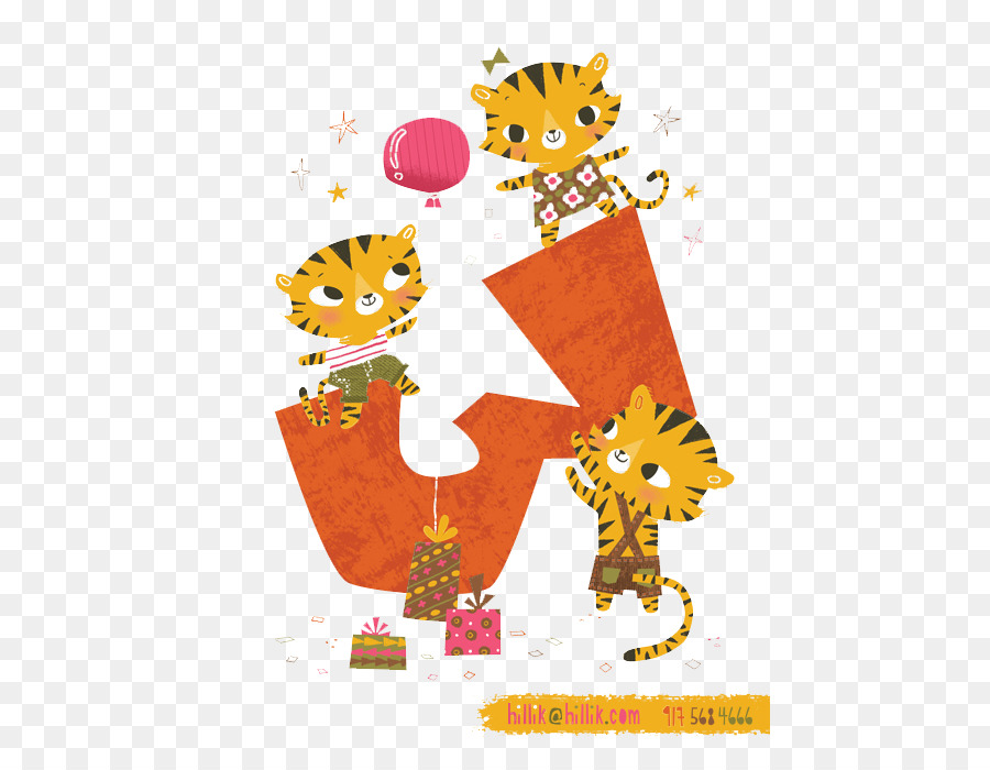 Harimau，Kartun PNG