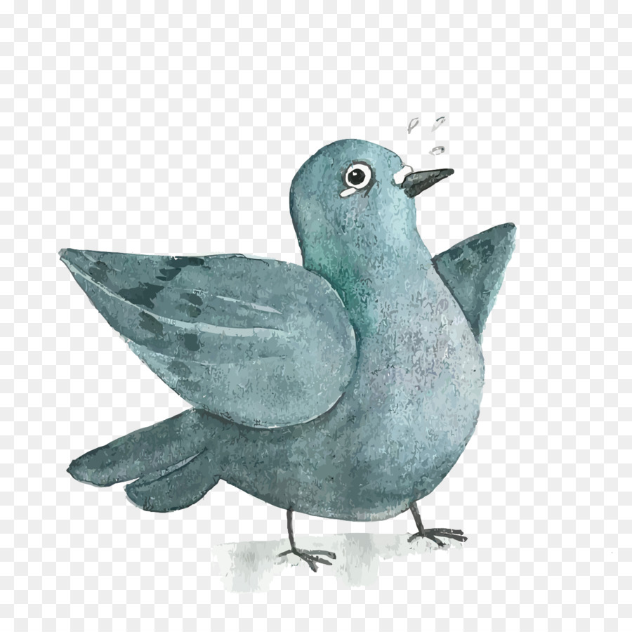 Blue Bird，Kartun PNG