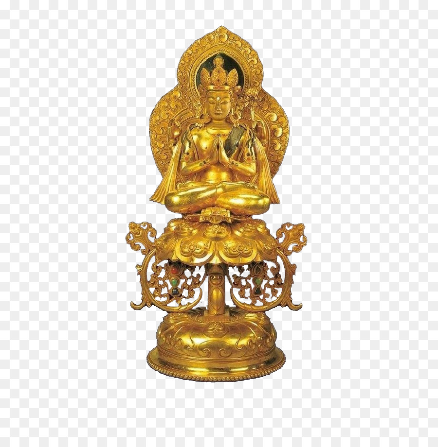 Golden Buddha，Agama Buddha PNG