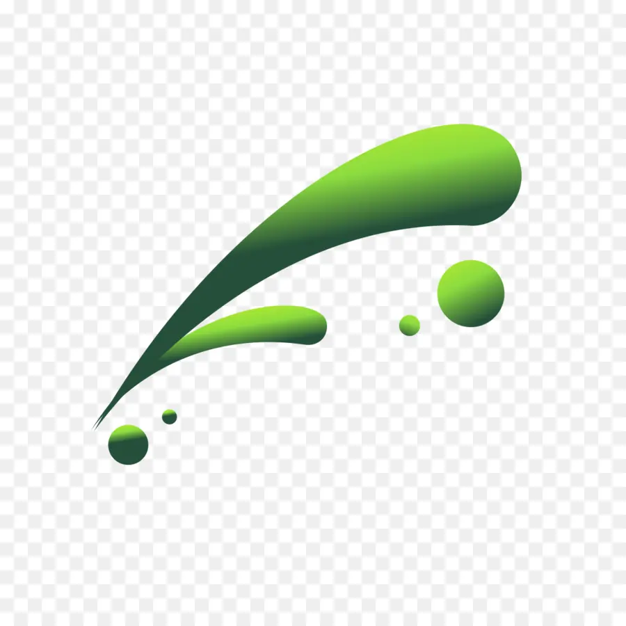 Percikan Hijau，Droplet PNG