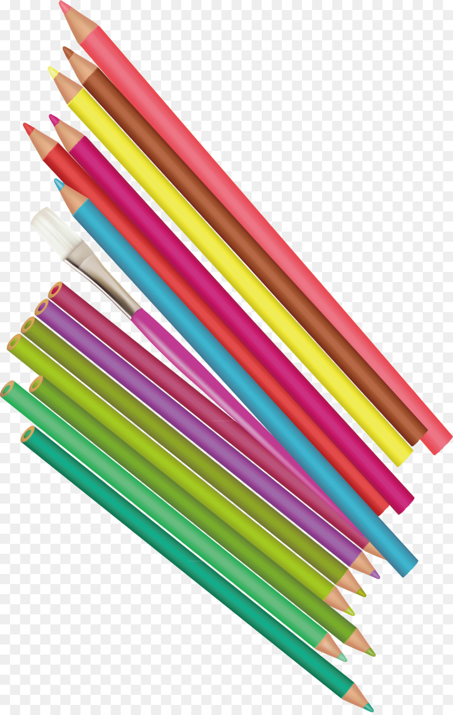 Pensil Warna，Menggambar PNG