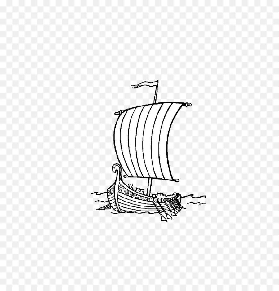 Gokstad Kapal，Kapal Viking PNG