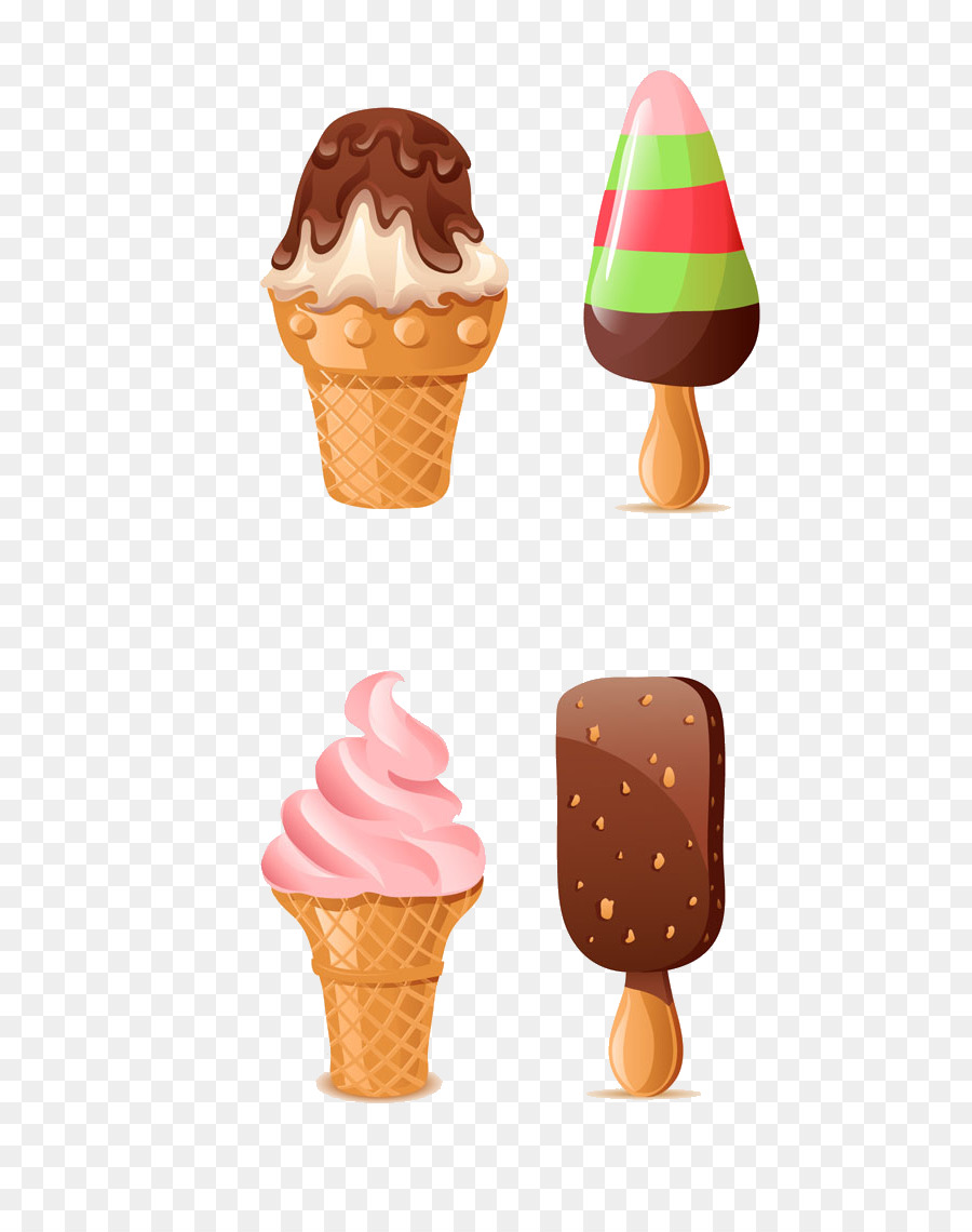 Es Krim，Ice Cream Cone PNG