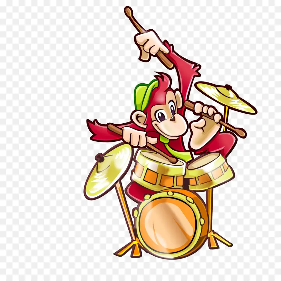 Drummer Monyet，Drum PNG