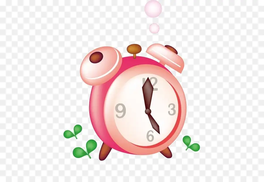 Jam Alarm，Pink PNG