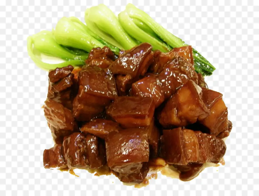 Daging Babi Rebus，Bok Choy PNG